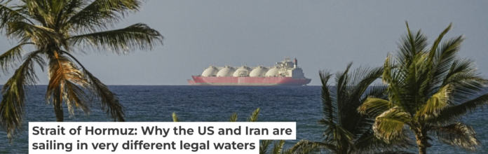 A vessel heads toward the Strait of Hormuz on April 8, 2026. Shady Alassar/Anadolu via Getty Images